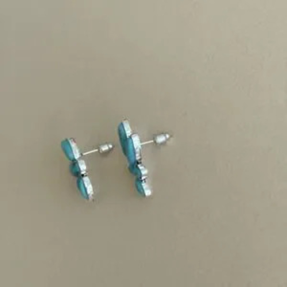 Flower Turquoise Earrings?N1747
